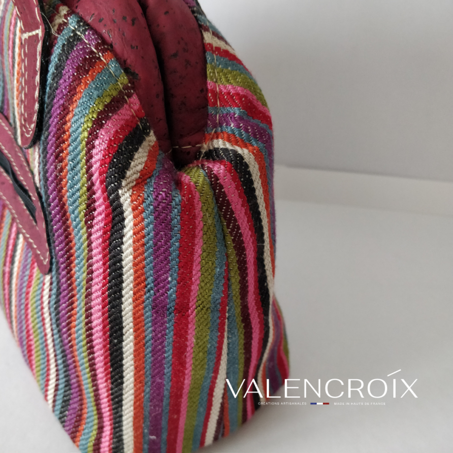 Sac "Mary Poppins" avec zip - Pierre Frey caravane - valencroix