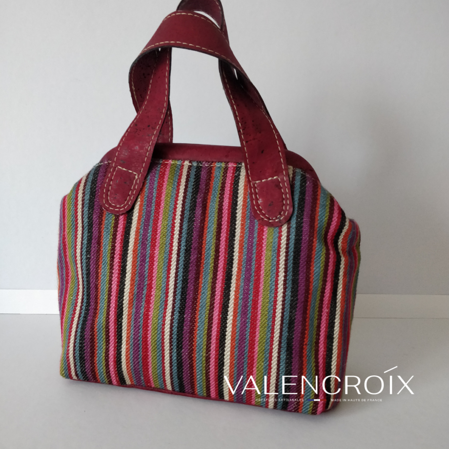 Sac "Mary Poppins" avec zip - Pierre Frey caravane - valencroix