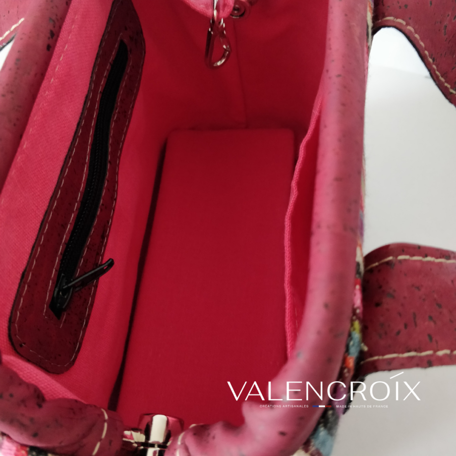 Sac "Mary Poppins" avec zip - Pierre Frey caravane - valencroix