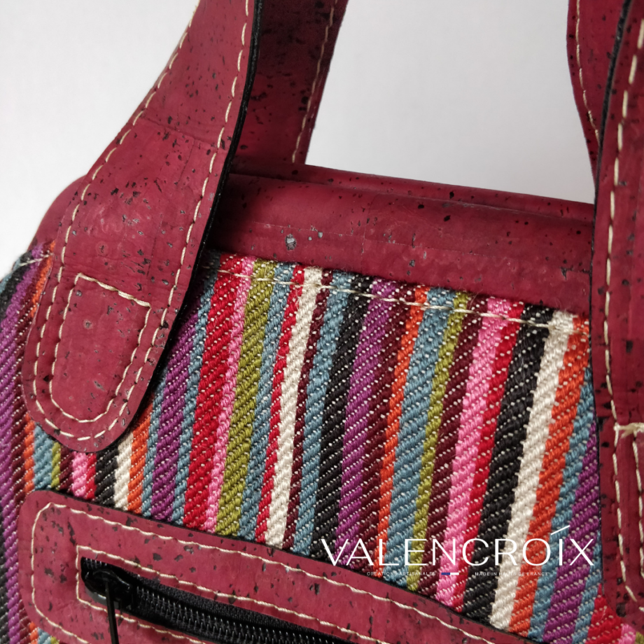 Sac "Mary Poppins" avec zip - Pierre Frey caravane - valencroix