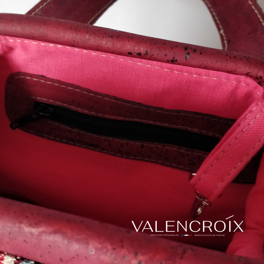 Sac "Mary Poppins" avec zip - Pierre Frey caravane - valencroix