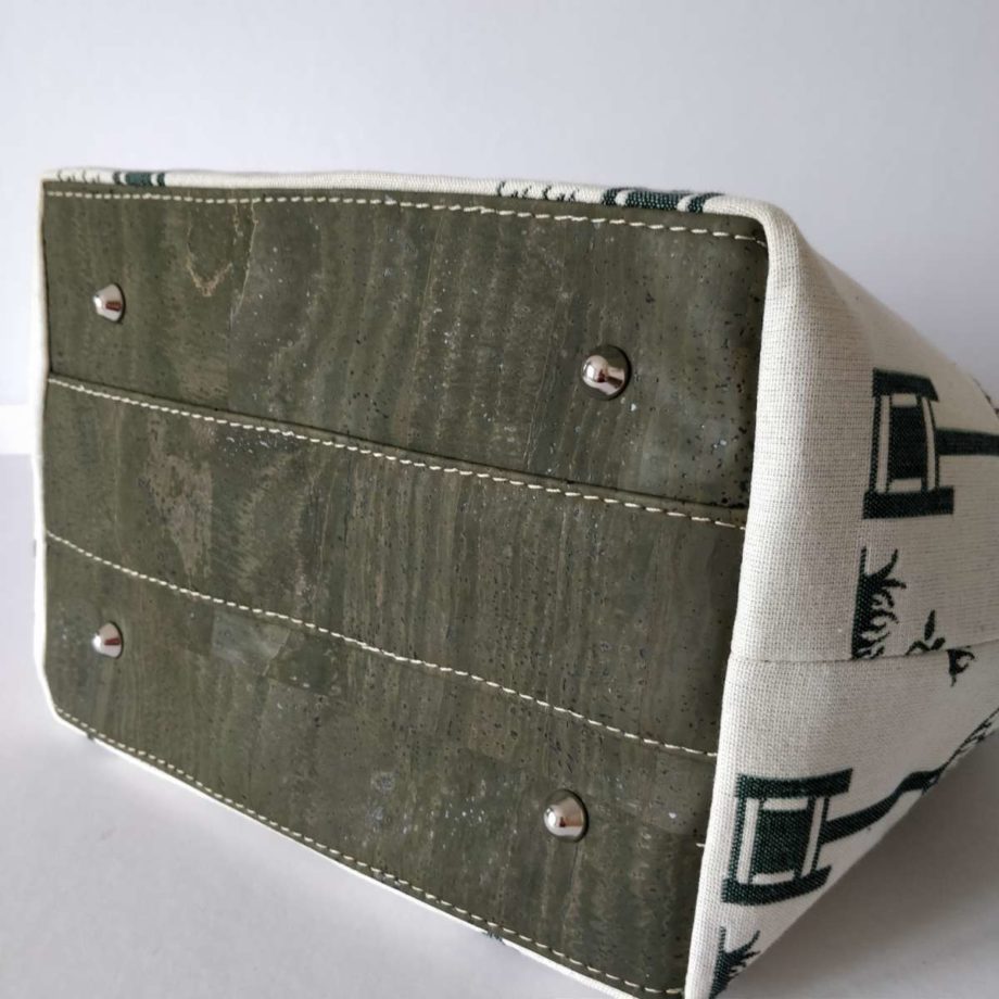 Sac "Mary Poppins"  vintage kaki - Valencroix