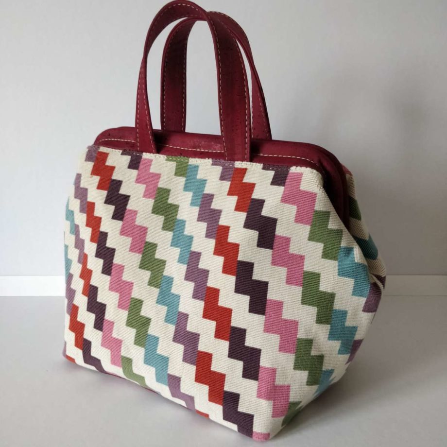 Sac "Mary Poppins" Pierre Frey damier - Valencroix