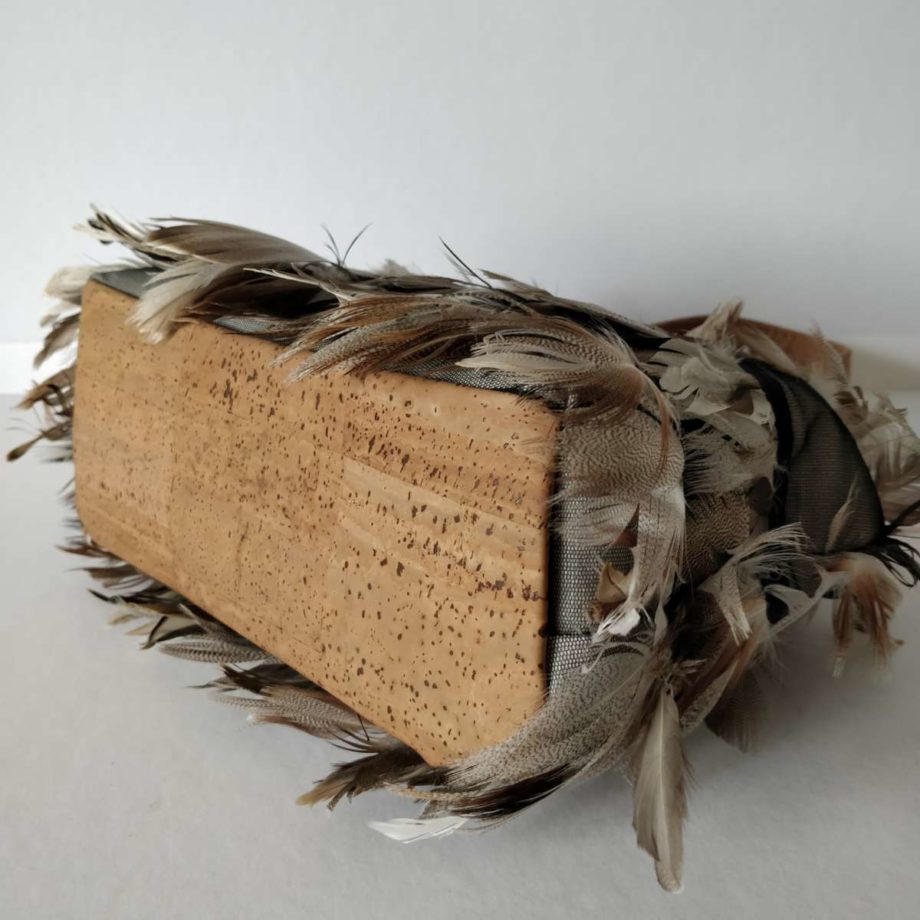 Sac "Mary Poppins" featherbag plumes veritables - valencroix