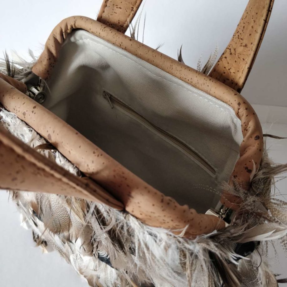 Sac "Mary Poppins" featherbag plumes veritables - valencroix