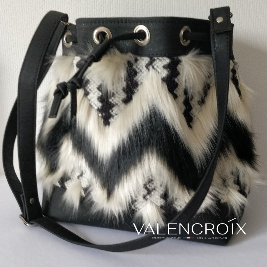 Sac seau fourrure - Valencroix