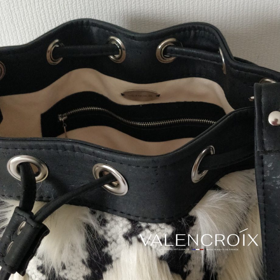 Sac seau fourrure - Valencroix