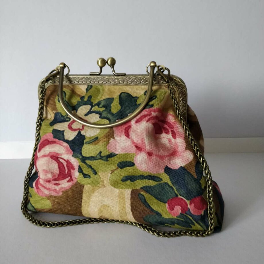Sac fermoir clic clac imprimé Ralph Lauren - Valencroix