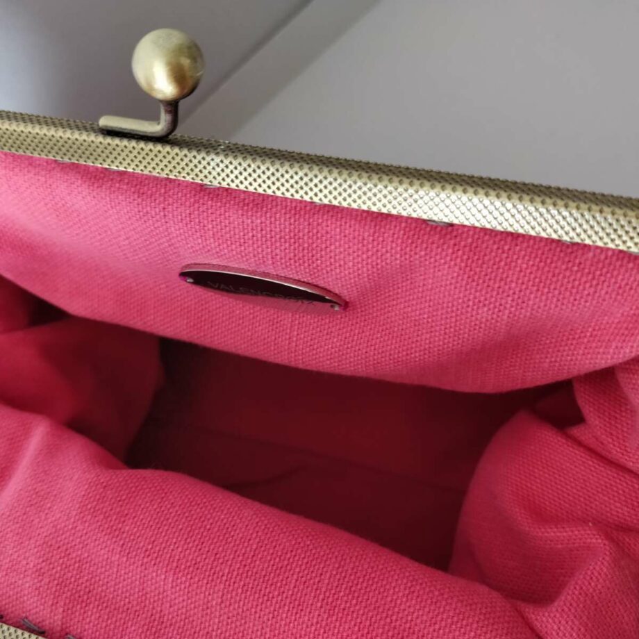Sac fermoir clic clac fleuri 3D - Valencroix