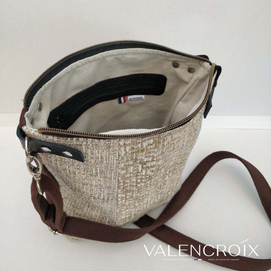 Sac tri-bucket beige- Valencroix