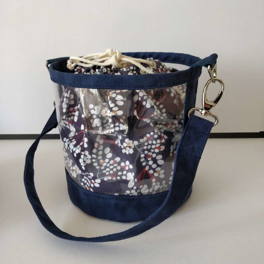 Sac Tutti Frutti 2 en 1 - fleuri bleu