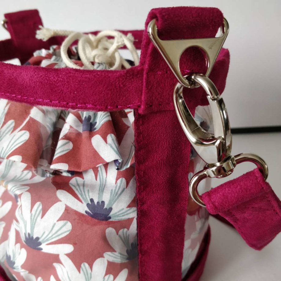 Sac Tutti Frutti 2 en 1 - fleuri rose