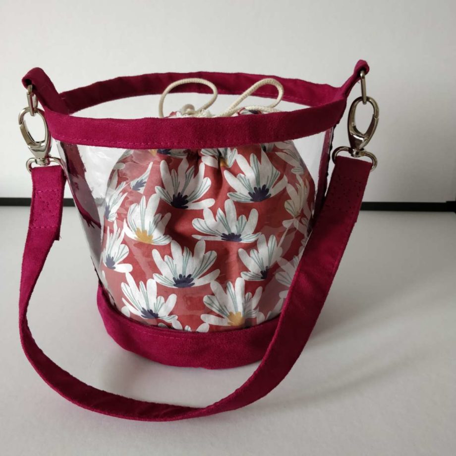 Sac Tutti Frutti 2 en 1 - fleuri rose