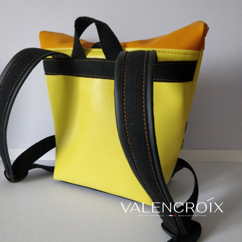 Sac à dos Troïka jaune - Valencroix