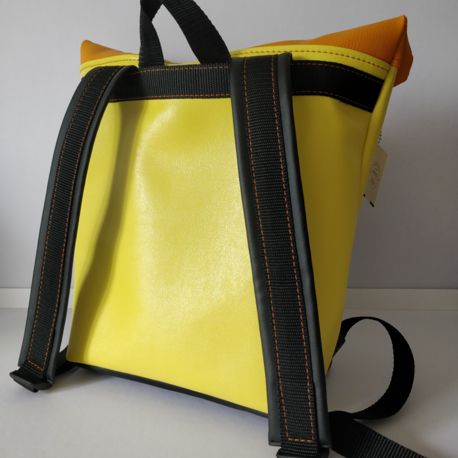 Sac à dos Troïka jaune/orange taille M - Valencroix