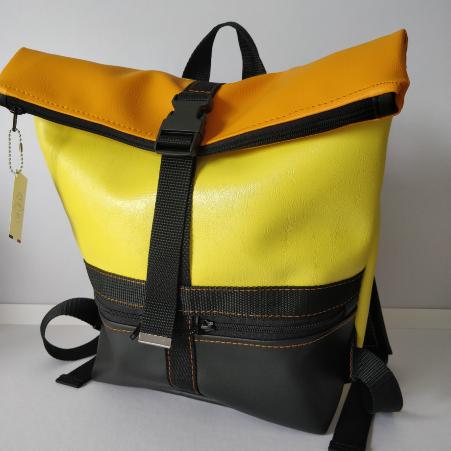 Sac à dos Troïka jaune/orange taille M - Valencroix