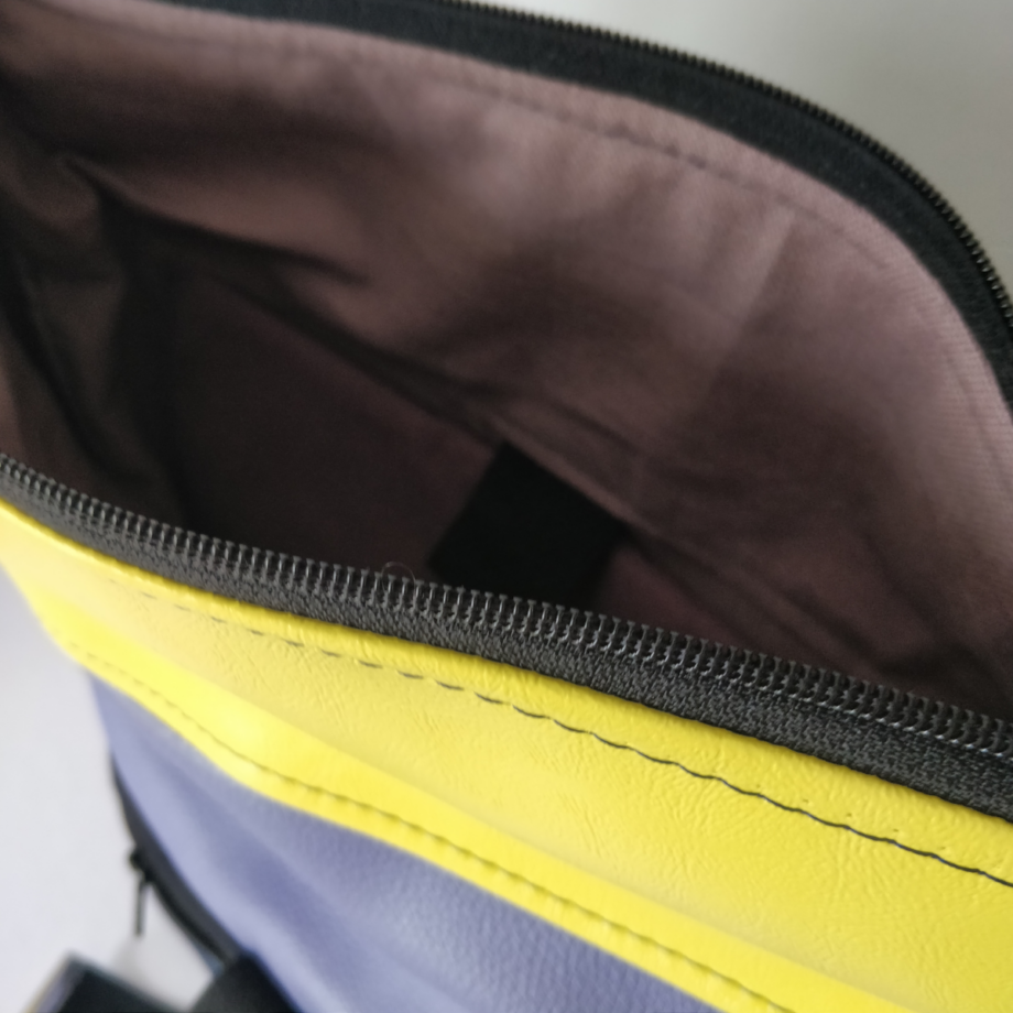 Sac à dos Troïka mauve/jaune taille S - Valencroix