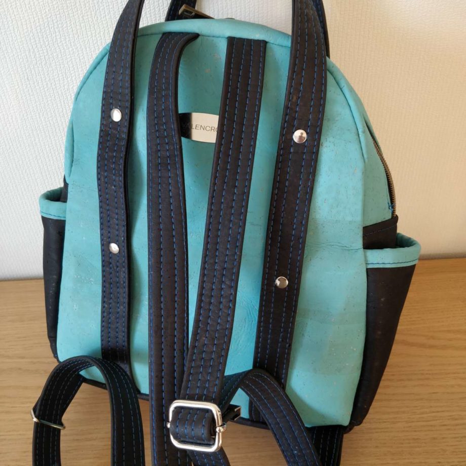 Sac à dos Zenaïda - liège et jacquard matelassé