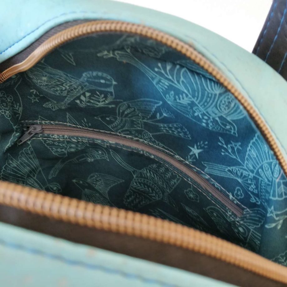 Sac à dos Zenaïda - liège et jacquard matelassé