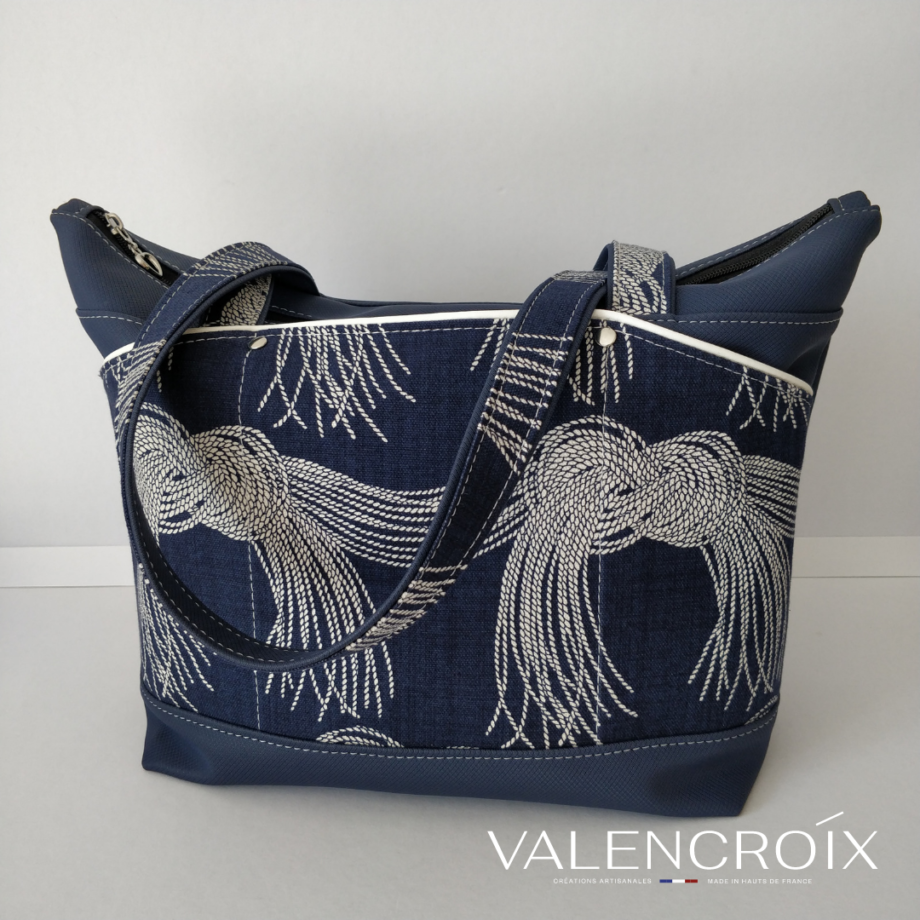 Sac à main Biguine nœuds marins