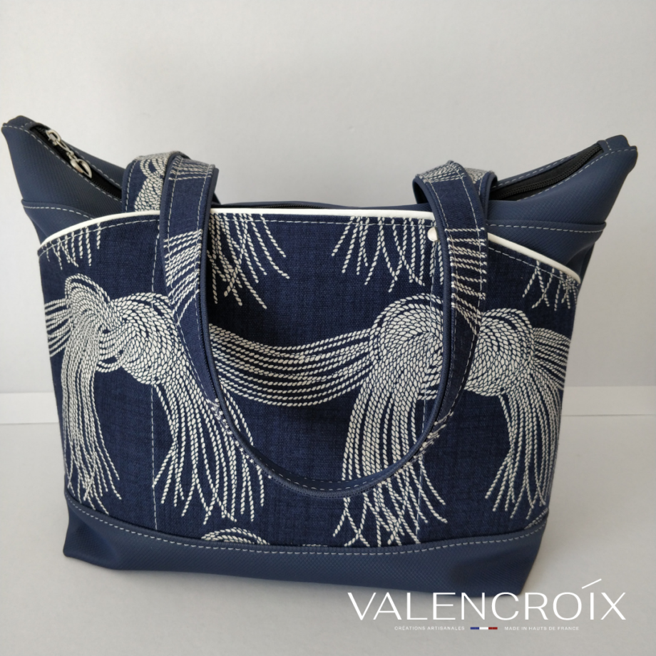 Sac à main Biguine nœuds marins