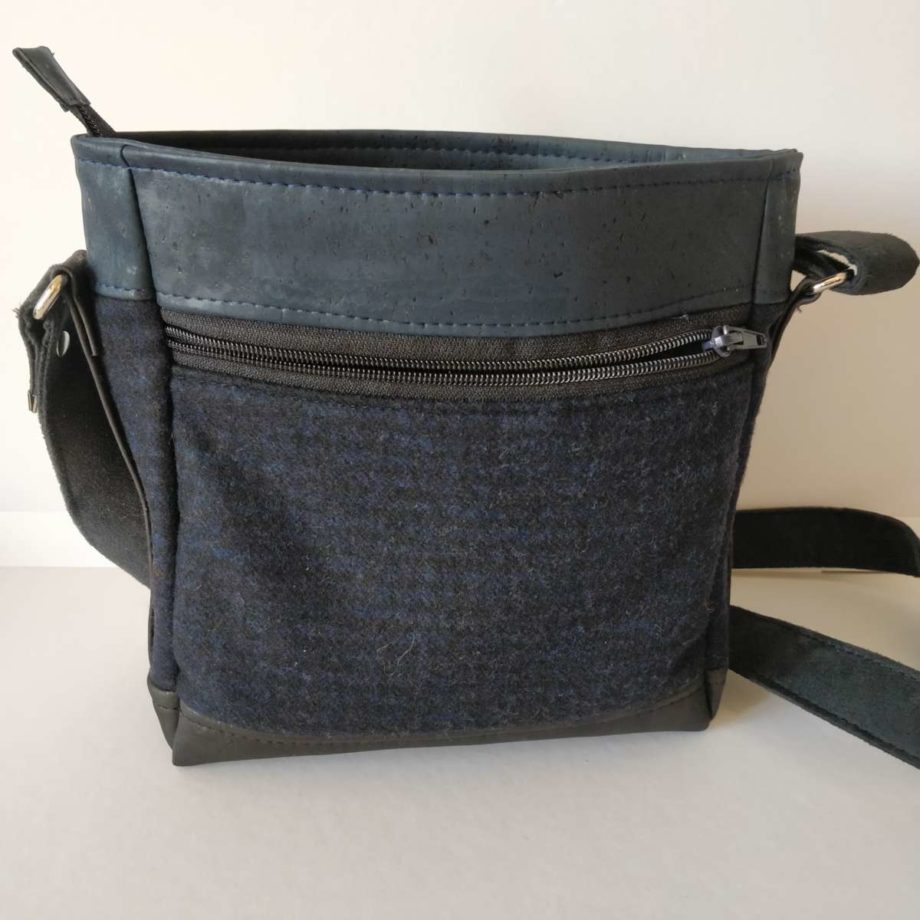 Sac à  bandoulière Folk pour homme - liège et lainage