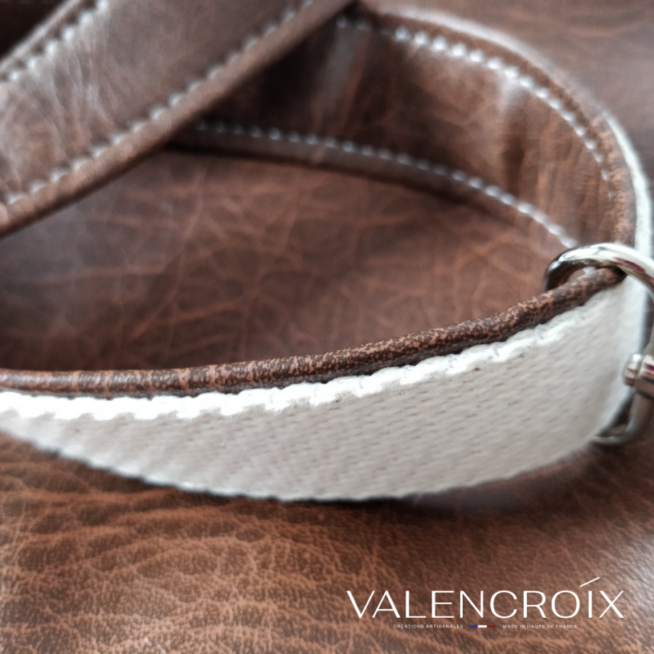 sac à dos  Volte marine et marron - Valencroix