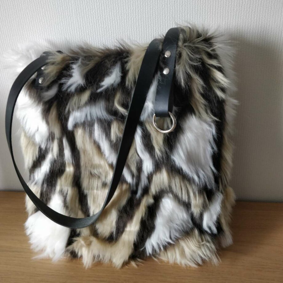 Sac tote bag fausse fourrure - Valencroix