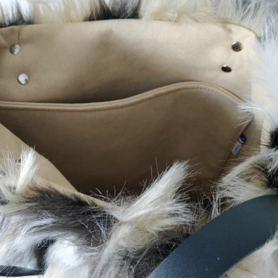 Sac tote bag fausse fourrure - Valencroix