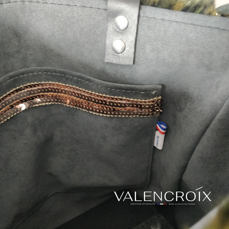 Sac tote bag fausse fourrure - Valencroix