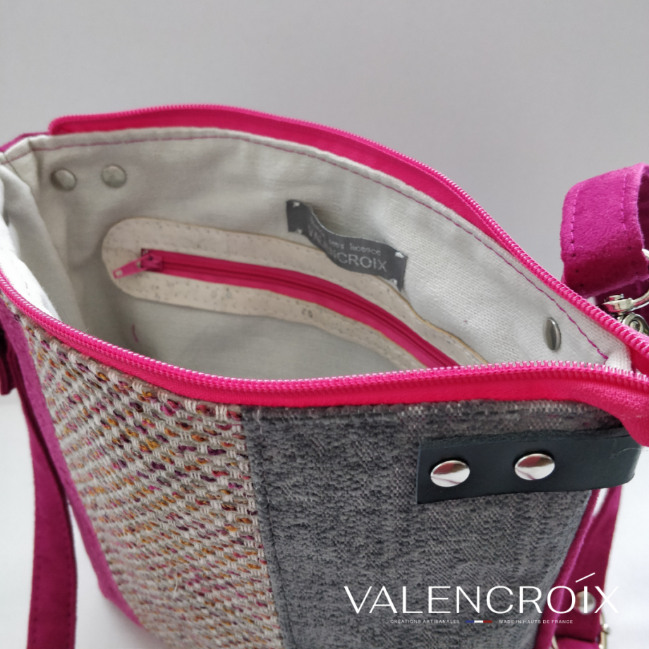 Sac seau tri-bucket rose