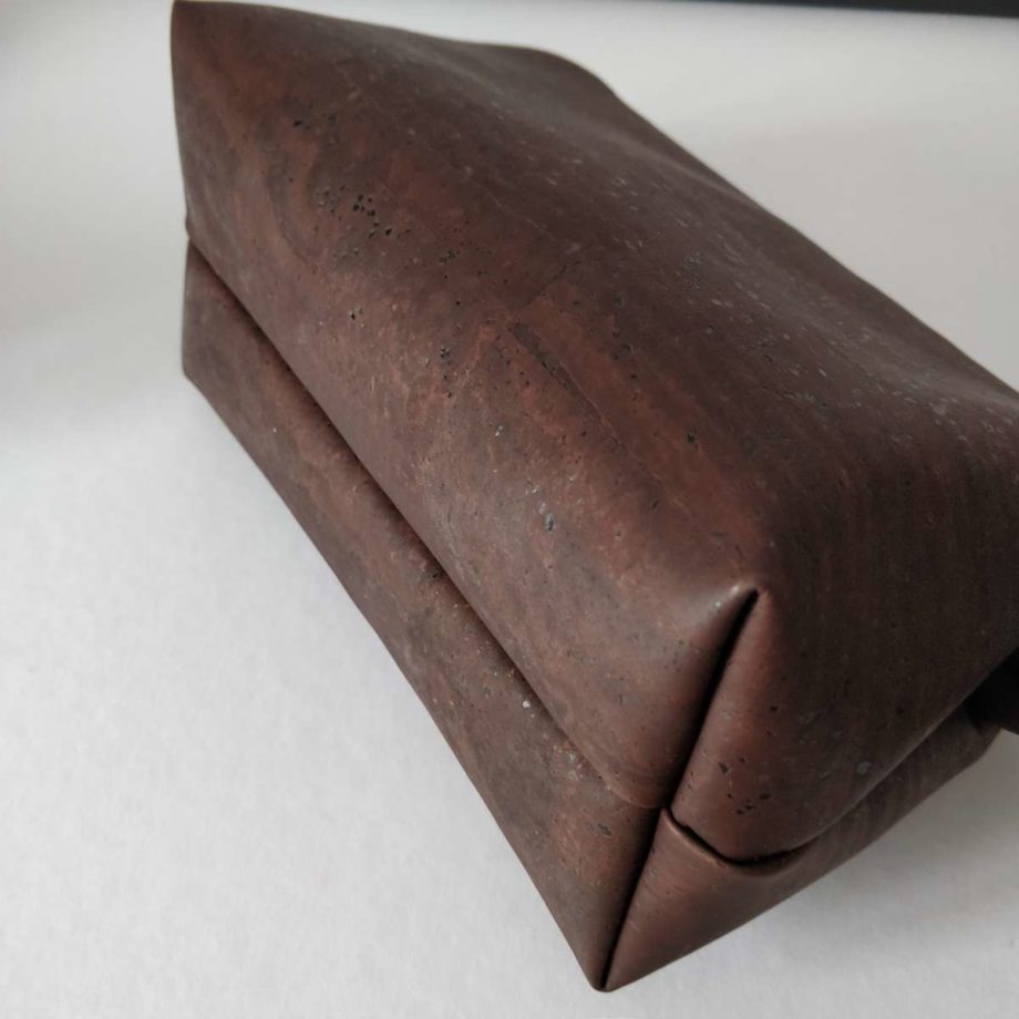 Trousse avec armature - liège de luxe chocolat