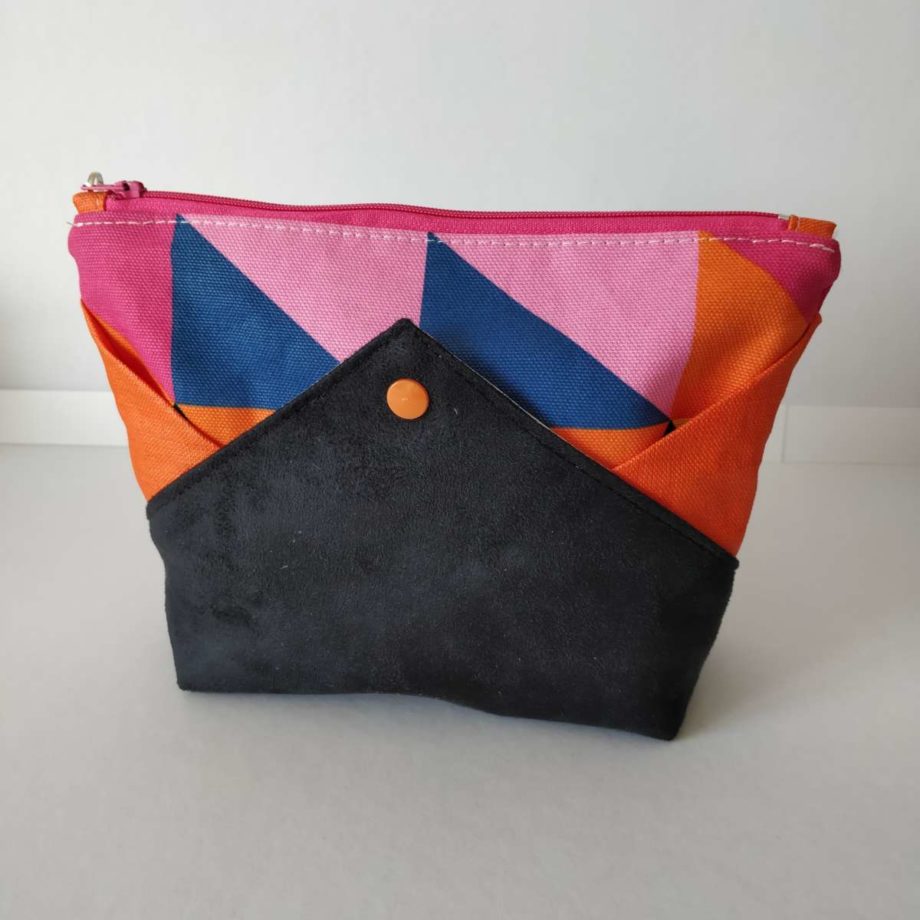 Trousse zippée colorée (Coloris inversé)